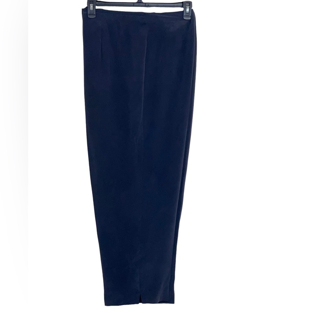 NWT Jones New York Navy Blue Silk pants. Size 18 W New - old stock - Picture 3 of 8